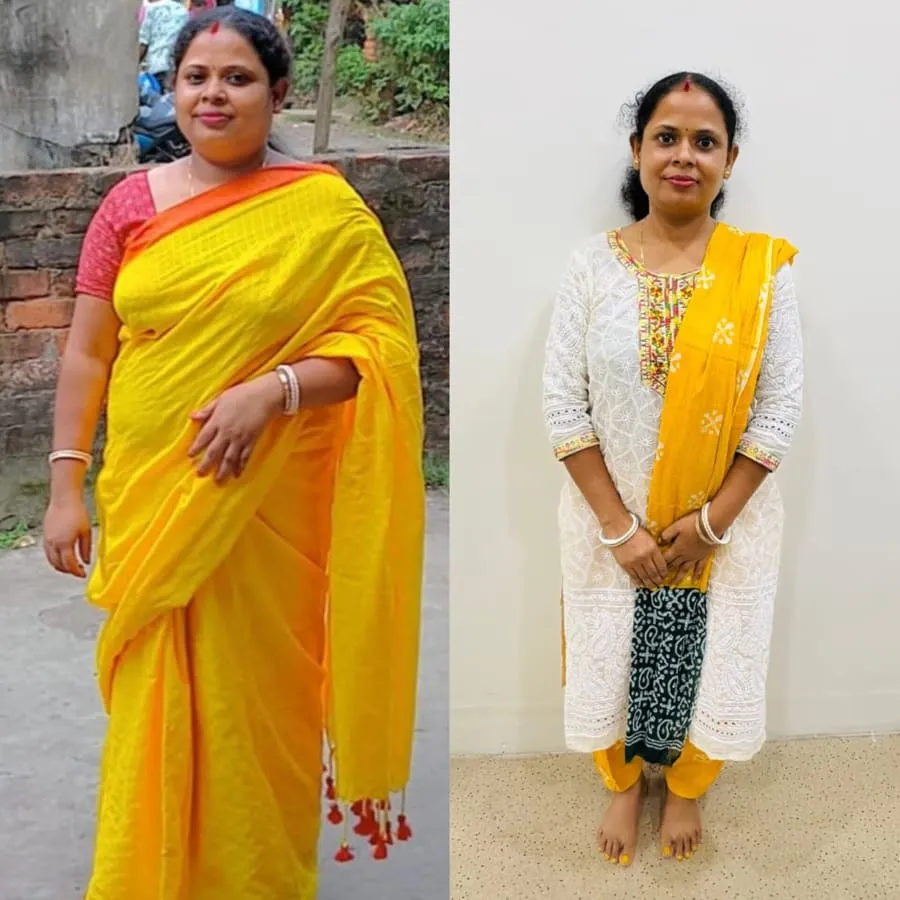 Real client before and after transformation