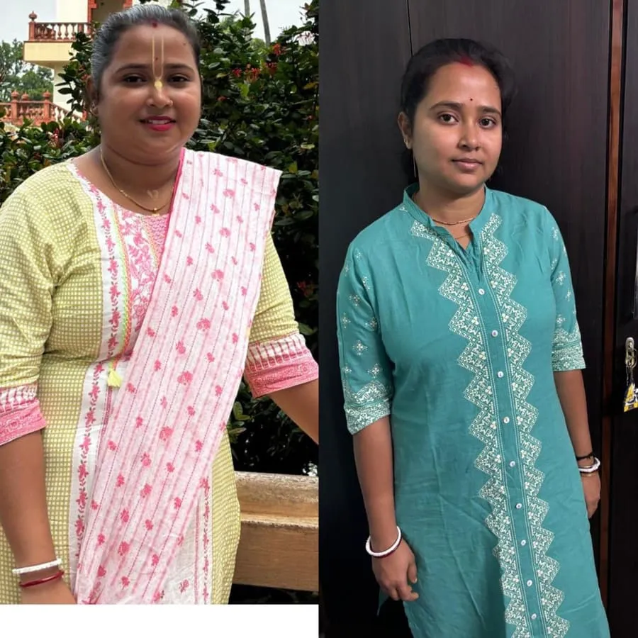 Real client before and after transformation
