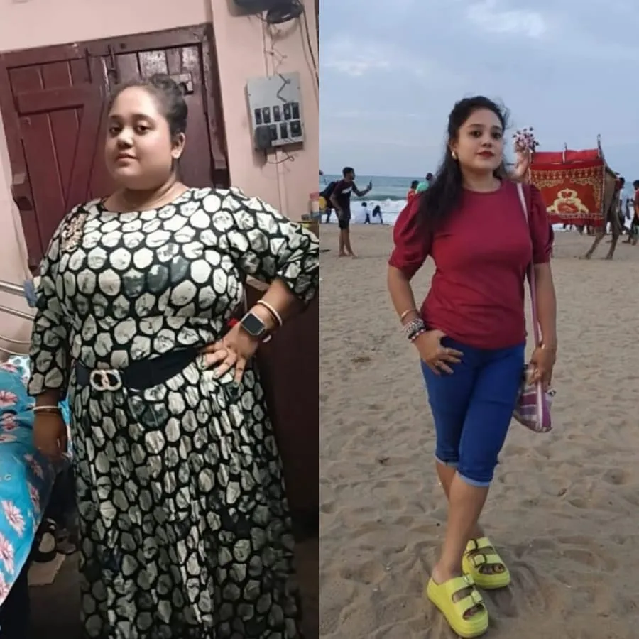 Real client before and after transformation