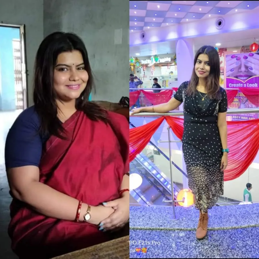Real client before and after transformation