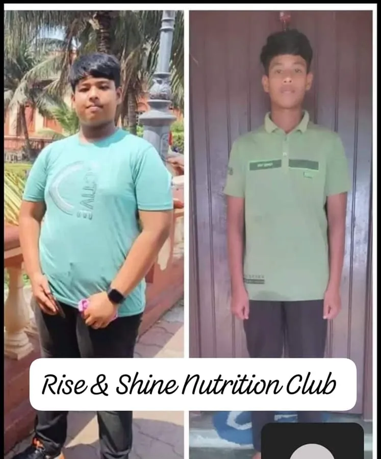 Real client before and after transformation