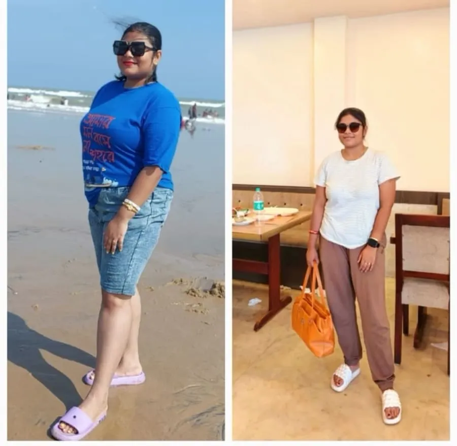Real client before and after transformation